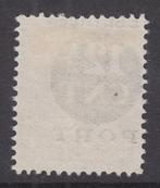 Nederland 1924 - Portzegel, misdruk sterk verschoven zwarte, Postzegels en Munten, Postzegels | Nederland, Gestempeld