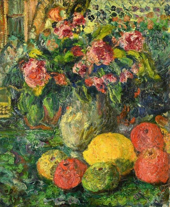 Blanche Roboa Pissarro (1878-1945) - Fleurs et fruits, Antiek en Kunst, Kunst | Schilderijen | Klassiek