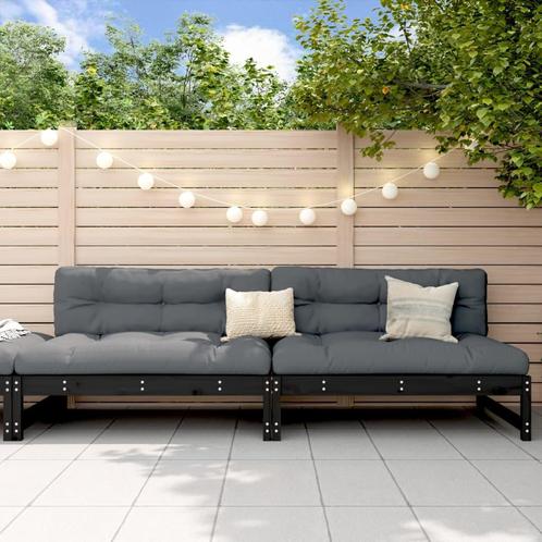 vidaXL Tuinmiddenbanken 2 st 120x80 cm massief grenenhout, Tuin en Terras, Tuinsets en Loungesets, Nieuw, Verzenden