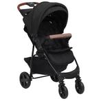 vidaXL Kinderwagen 2-in-1 staal antracietkleurig, Kinderen en Baby's, Kinderwagens en Combinaties, Verzenden, Nieuw