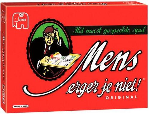 Jumbo Mens Erger Je Niet! - Bordspel (Nieuw), Hobby en Vrije tijd, Gezelschapsspellen | Bordspellen, Nieuw, Verzenden