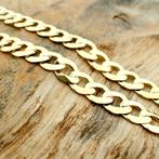 8 Krt. Gourmet schakel ketting | 50 cm (gourmet ketting), Sieraden, Tassen en Uiterlijk, Antieke sieraden, Ophalen of Verzenden