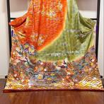 Zijden Furisode Kimono - Zijde - Japan - 20e eeuw, Nieuw