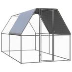 vidaXL Kippenhok 2x4x2 m gegalvaniseerd staal, Verzenden, Nieuw