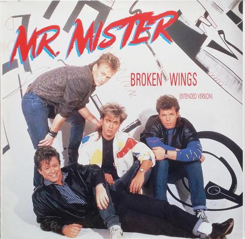12 inch gebruikt - Mr. Mister - Broken Wings (Extended Ve..., Cd's en Dvd's, Vinyl Singles, Zo goed als nieuw, Verzenden