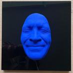 Gregos (1972) - Blue smile on black Plexiglas, Antiek en Kunst, Kunst | Schilderijen | Modern