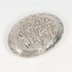 Van Eldik & van Der Scheer - Tabaksdoos - .833 zilver, Antiek en Kunst