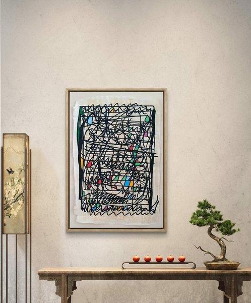 Sergio Romero - El Código Del Papiro -1-, Antiek en Kunst, Kunst | Schilderijen | Modern