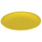 Polycarbonaat borden geel | 12 stuks | Ø23cm, Verzenden, Nieuw in verpakking