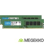 Crucial DDR4 2x8GB 3200, Computers en Software, RAM geheugen, Verzenden, Nieuw