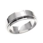 18 karaat witgouden heren ring; Piaget (solitair), Sieraden, Tassen en Uiterlijk, Ringen, Gebruikt, Overige kleuren, 19 tot 20