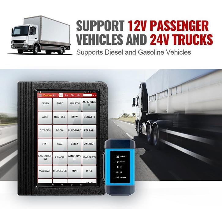 Launch X431 V+ HD3 Trucks vrachtwagens uitlezen daf scania, Auto-onderdelen, Elektronica en Kabels, Nieuw, Verzenden