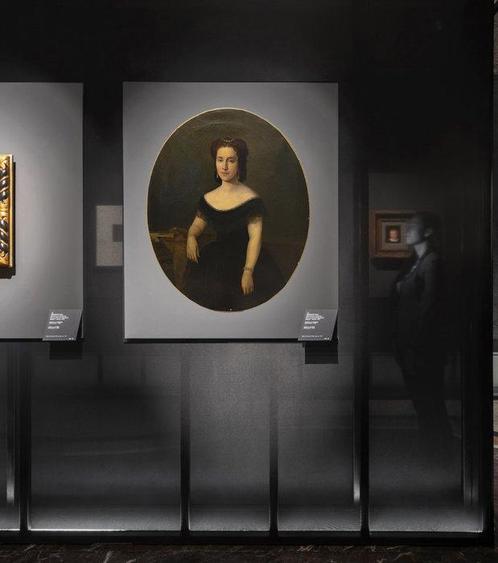 Victor Favier (1824-1889) - Ritratto di gentildonna in abito, Antiek en Kunst, Kunst | Schilderijen | Klassiek