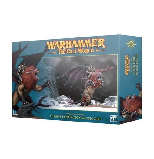 Warriors of Chaos - Chaos Lord on Manticore (warhammer, Hobby en Vrije tijd, Wargaming, Nieuw, Ophalen of Verzenden
