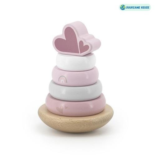 Houten tuimelaar | Duurzaam speelplezier voor peuters| Roze, Kinderen en Baby's, Speelgoed | Houten speelgoed, Nieuw, Ophalen of Verzenden