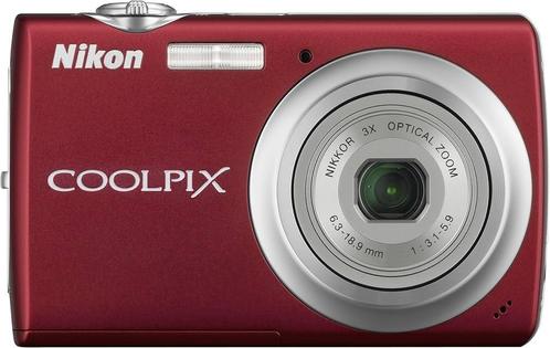 Nikon Coolpix S220 Digitale Compact Camera - Rood, Audio, Tv en Foto, Fotocamera's Digitaal, Zo goed als nieuw, Verzenden