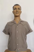 Motor Kulture, Embroidery Twin Peaks Shirt in Light Brown., Verzenden, Nieuw