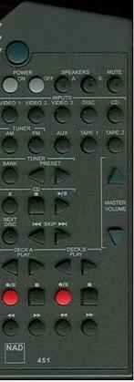 Afstandsbediening Nad 451 c370 c350, Ophalen of Verzenden, Nieuw, Origineel