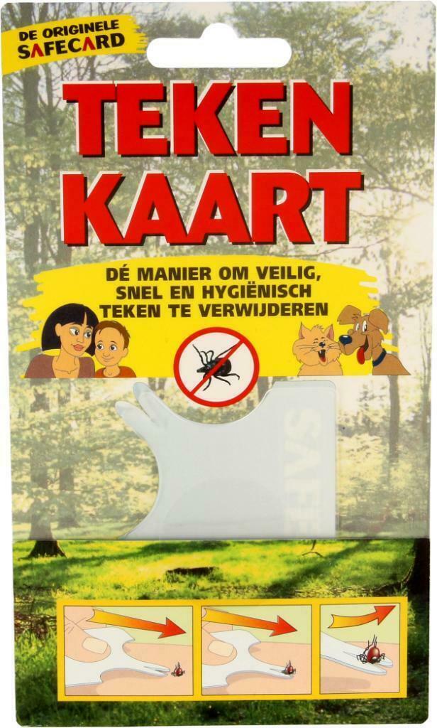 Voorkom Lyme -EHBO Tekenkaart - Geen tekentang meer nodig, Tuin en Terras, Overige Tuin en Terras, Nieuw, Verzenden