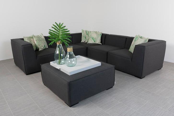 VDG Liberty Sunbrella loungeset - Sooty - 6-delig, Tuin en Terras, Tuinsets en Loungesets, Loungeset, Nieuw, Overige materialen