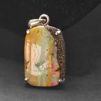 BOULDER OPAL Zilveren hanger - Hoogte: 0.4 cm - Breedte: 1.7