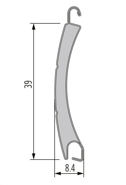 Alutech AR39 Losse Lamellen, Doe-het-zelf en Verbouw, Overige Doe-het-zelf en Verbouw, Nieuw