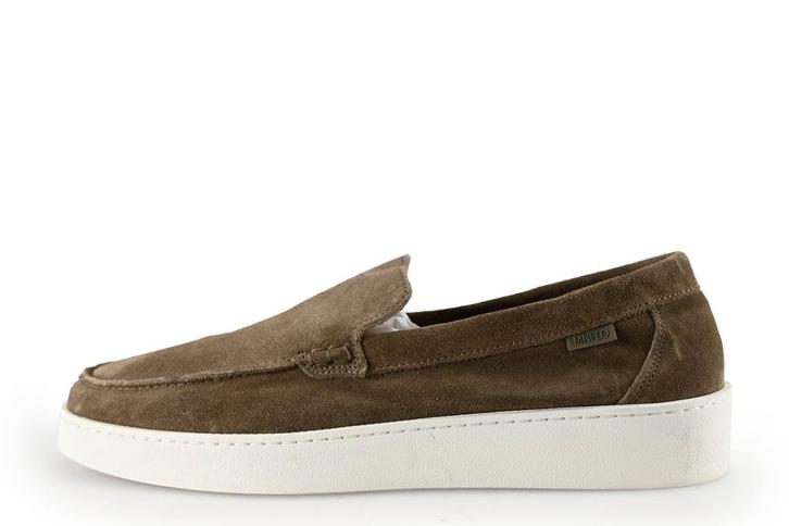 Manfield Instappers in maat 43 Groen | 10% korting, Kleding | Heren, Schoenen, Overige kleuren, Zo goed als nieuw, Overige typen