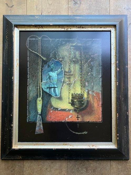 Frank Fleuren (XX) - De aanslag, Antiek en Kunst, Kunst | Schilderijen | Modern