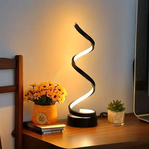 Moderne Spiraalvormige LED-Tafellamp – Dimbaar met 3 kleuren, Huis en Inrichting, Lampen | Tafellampen, Nieuw, Verzenden
