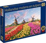 Hollandse Molens en Tulpen 1000 stukjes (Landschap, Puzzels), Ophalen of Verzenden, Nieuw, Overige typen