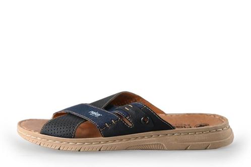 Rieker Slippers in maat 42 Blauw | 10% extra korting, Kleding | Heren, Schoenen, Blauw, Gedragen, Slippers, Verzenden