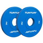 Tunturi Platinum Fractional Plate - Bumperplates - Blauw, Verzenden, Nieuw