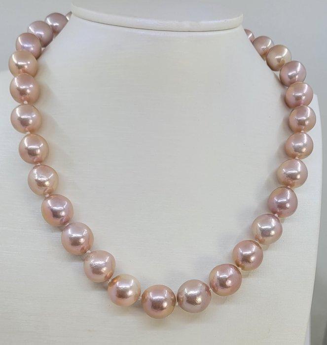 Halsketting Grote 11,5x14mm Edison Pearls, Sieraden, Tassen en Uiterlijk, Kettingen