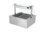 GGM Gastro | Bain-marie inbouw - 0,8m - 2x GN 1/1 - met |, Zakelijke goederen, Horeca | Meubilair en Inrichting, Verzenden, Nieuw in verpakking