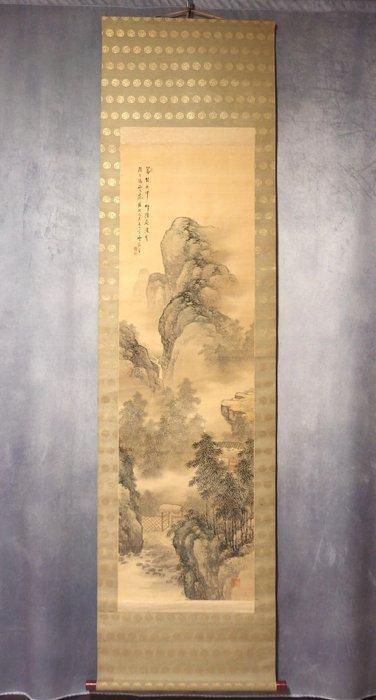 Hanging Scroll (Kakejiku) - Landscape - Akamatsu Unrei, Antiek en Kunst, Antiek | Overige Antiek