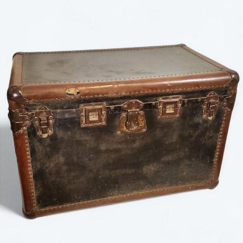 Bohèmienne Trunk Anni 20 da Signora - Incisione Rose - 58, Antiek en Kunst, Antiek | Overige Antiek