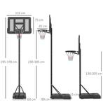 TRUUSK SPORTNOW 2-in-1 Basketbalstandaard, 230-305 Cm Verste, Verzenden, Nieuw