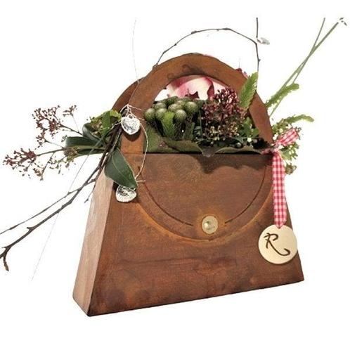 Siertas voor planten en decoreren | patina catwalk-look | me, Huis en Inrichting, Woonaccessoires | Wanddecoraties, Nieuw, Verzenden