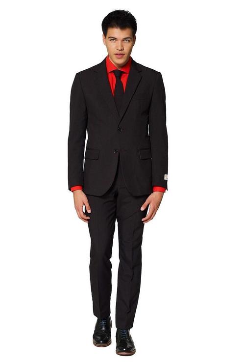 Zwart Pak Heren OppoSuits, Kleding | Heren, Carnavalskleding en Feestkleding, Nieuw, Verzenden