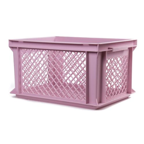 Lastpak Stijlvolle kunststof fietskrat - roze - 40x30x22..., Fietsen en Brommers, Fietsaccessoires | Fietsmanden, Nieuw, Ophalen of Verzenden