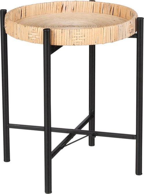 Tweedekans | Mica Decorations Kaj Bijzettafel - H40 x Ø30 cm, Huis en Inrichting, Tafels | Salontafels, Zo goed als nieuw, Ophalen of Verzenden