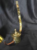 Olielamp (2) - snotneus - Koper, Messing - 19e eeuws, Antiek en Kunst
