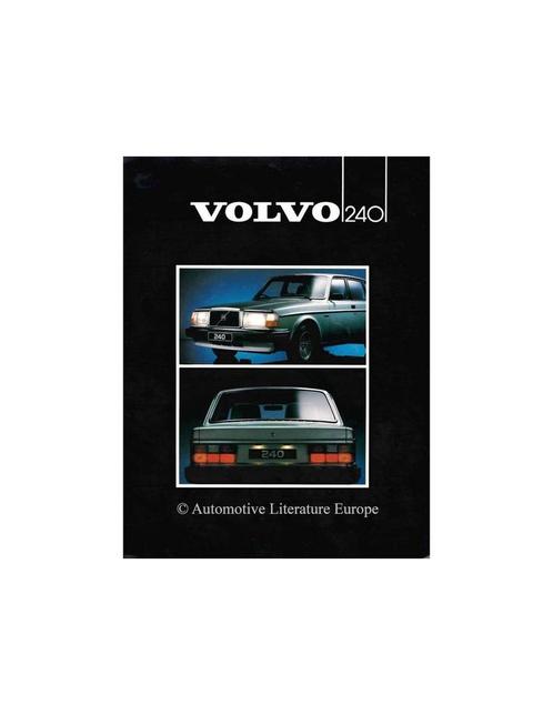 1983 VOLVO 240 BROCHURE NEDERLANDS, Boeken, Auto's | Folders en Tijdschriften, Volvo