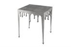 Extravagante salontafel LIQUID LINE L 46 cm zilver, Huis en Inrichting, Tafels | Sidetables, Ophalen of Verzenden, Nieuw