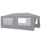 Paviljoen partytent met 6 zijwanden 6x3x2,55 m donkergrijs, Verzenden, Nieuw