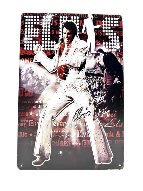 Metalen Wandbord - Elvis Presley, Huis en Inrichting, Woonaccessoires | Wanddecoraties, Ophalen of Verzenden