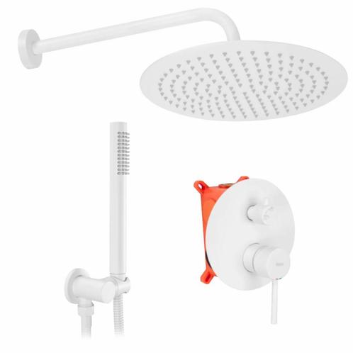 REA Inbouw regendouche - glans wit - 25 cm - luxe design..., Doe-het-zelf en Verbouw, Sanitair, Nieuw, Ophalen of Verzenden