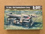 Italeri 326 1/4 ton. 4x4 Ambulance Jeep 1:35 SEALED, Hobby en Vrije tijd, Modelbouw | Auto's en Voertuigen, Verzenden, Nieuw, Italeri