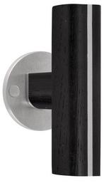Vaste (Kast)Knop PIET BOON PBT22V/50 Mat RVS/Eikenhout Zwart, Ophalen of Verzenden, Nieuw