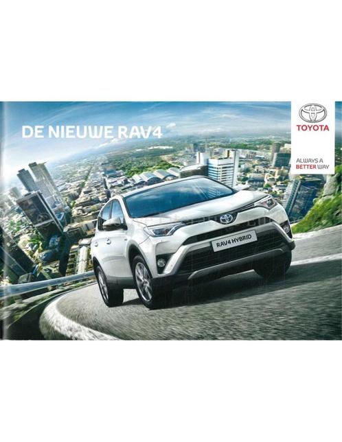 2016 TOYOTA RAV 4 BROCHURE NEDERLANDS, Boeken, Auto's | Folders en Tijdschriften, Toyota